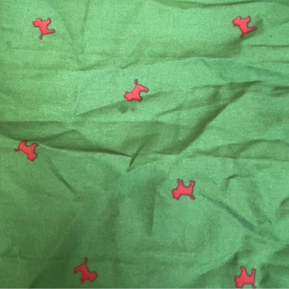 Crazy Horse Perfect Pooch Red & Green Banadana & Matching Leash